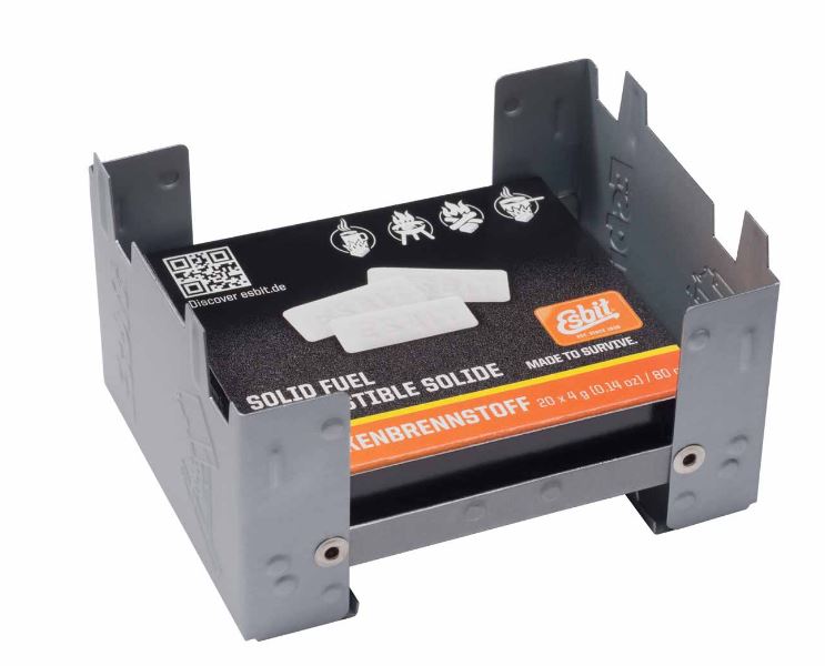 Esbit Taschenkocher „Klein“ 20 x 4 g - Taschenkocher