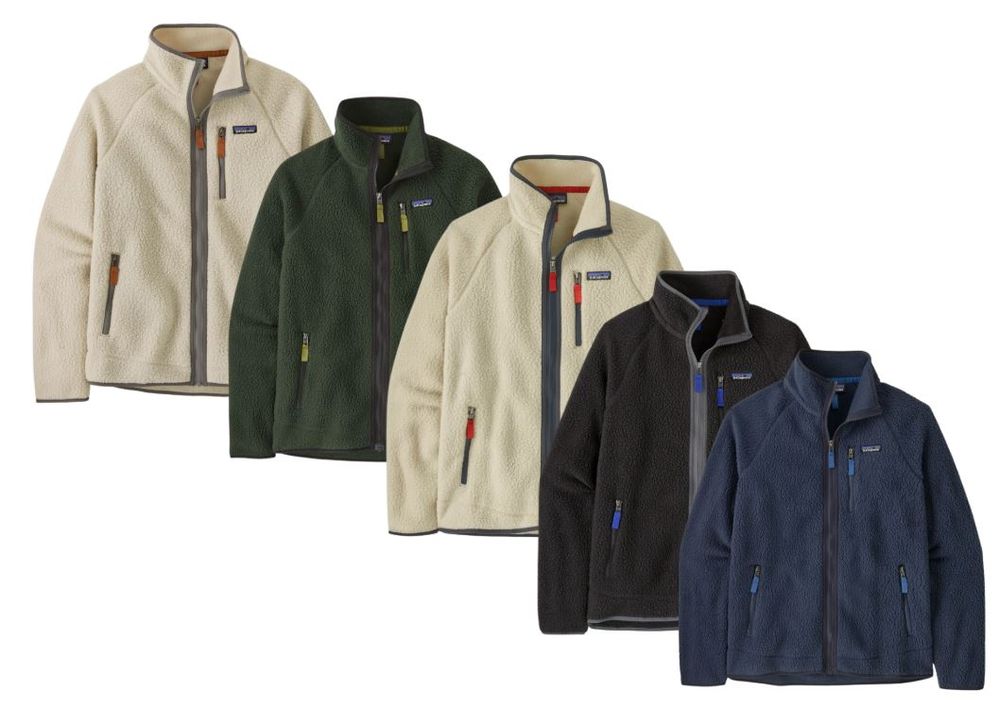 Patagonia M's Retro Pile Jkt (PITCH BLUE W/ENDLESS BLUE) - Fleecejacke (Aus günstig online kaufen