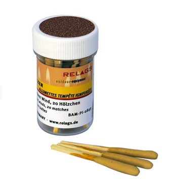 Relags Sturmstreichhölzer in Dose - wasserfest
