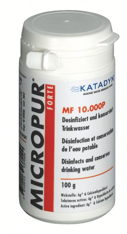 Katadyn MF 10.000 P, 100 g Micropur Forte - Wasseraufbereitung (Pulverform)