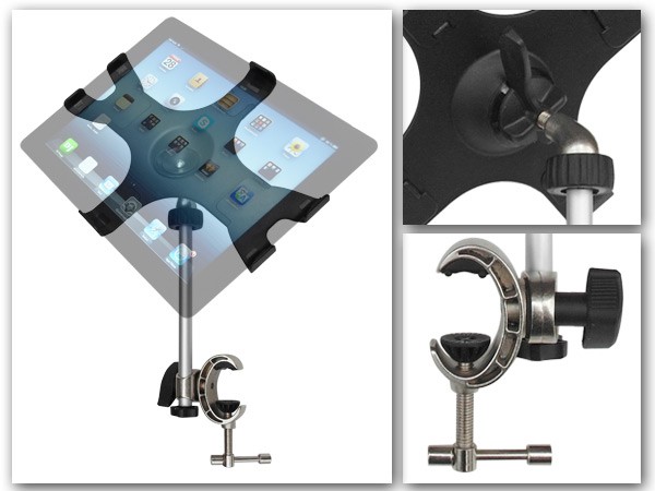 Tischhalterung (für iPad 1.,2.,3.,4te Generation) Tisch Befestigung drehbar/schwenkbar Modell: IP2 Tischhalterung (für iPad 1.,2.,3.,4te Generation) Tisch Befestigung drehbar/schwenkbar Modell: IP2