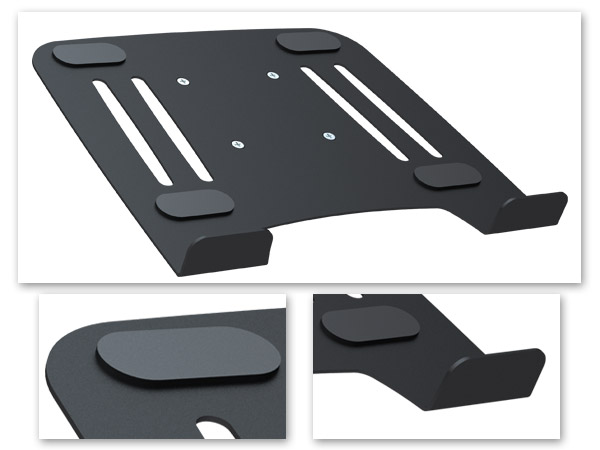 Universal Halterung Laptop Notebook Netbook Befestigung an Wandhalterung VESA 75 Schwarz, Weiss oder Silber Modell: IP3V Universal Halterung Laptop Notebook Netbook Befestigung an Wandhalterung VESA 75 Schwarz, Weiss oder Silber Modell: IP3V