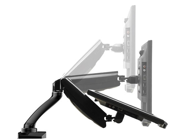 TV PC Tisch-Halterung Gasfeder 360° Grad individuell einstellbar LCD TFT (VESA 75, 100) Modell: LT12Q TV PC Tisch-Halterung Gasfeder 360° Grad individuell einstellbar LCD TFT (VESA 75, 100) Modell: LT12Q