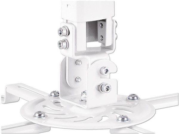 Beamer Projektor Universal Deckenhalter Dachschräge variabel neigbar drehbar weiß Modell: B26W Beamer Projektor Universal Deckenhalter Dachschräge variabel neigbar drehbar weiß Modell: B26W