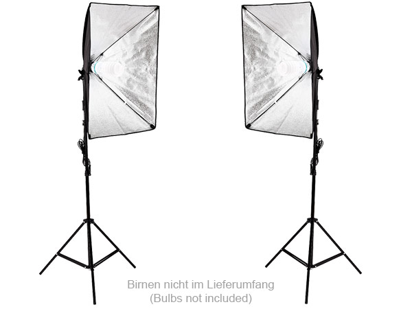 Fotoset (2 x 2m ) Fotostudio Studioset Hintergrundsystem Softboxen Musselin Modell: FT01 Fotoset (2 x 2m ) Fotostudio Studioset Hintergrundsystem Softboxen Musselin Modell: FT01