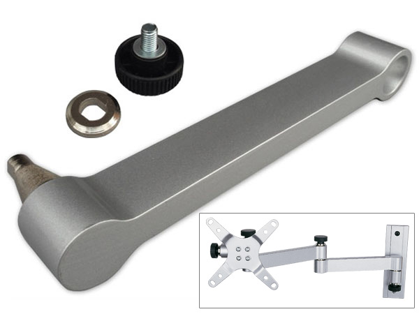 1 x zusätzlicher Arm Ersatzarm silber für Wandhalterung L52S Modell: VA1S 1 x zusätzlicher Arm Ersatzarm silber für Wandhalterung L52S Modell: VA1S