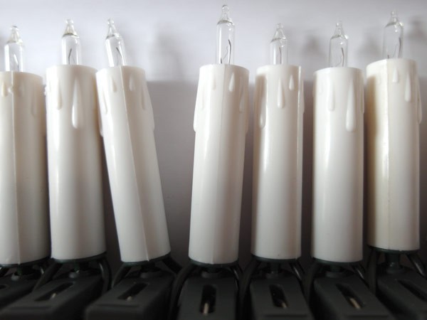 20 Lichter weiße Kerzen Lichterkette für Innen Weihnachten Winterlichter Weihnacht Modell: LKW 20 Lichter weiße Kerzen Lichterkette für Innen Weihnachten Winterlichter Weihnacht Modell: LKW