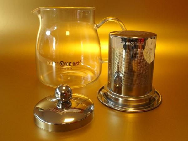 Kamjove Teekanne 600 ml Glas Tee Kanne Kaffeekanne Teebereiter Teegeschirr m. Sieb Modell: TC07 Kamjove Teekanne 600 ml Glas Tee Kanne Kaffeekanne Teebereiter Teegeschirr m. Sieb Modell: TC07