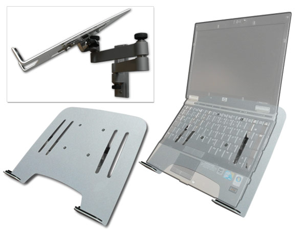 Universele Verstelbare Opvouwbare Stand Laptops tot 18 Inch Zilver