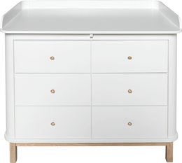 Oliver Furniture Wickelkommode 6 Schub.,Wickelplatte groß…