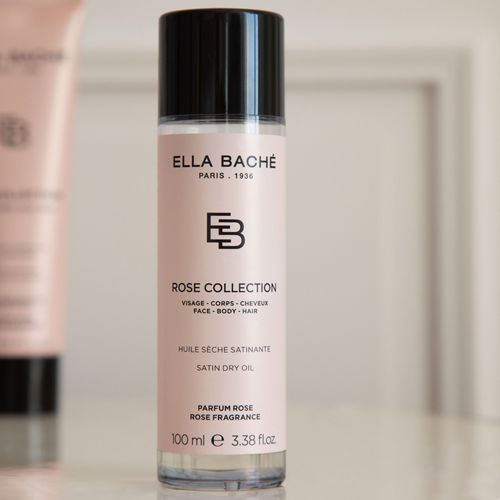 Satin glänzendes Trockenöl mit Rose 2