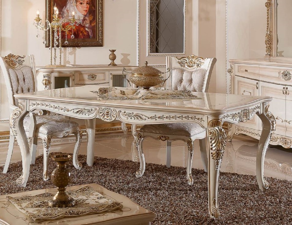 Muebles barrocos Casa Padrino juego de comedor de lujo