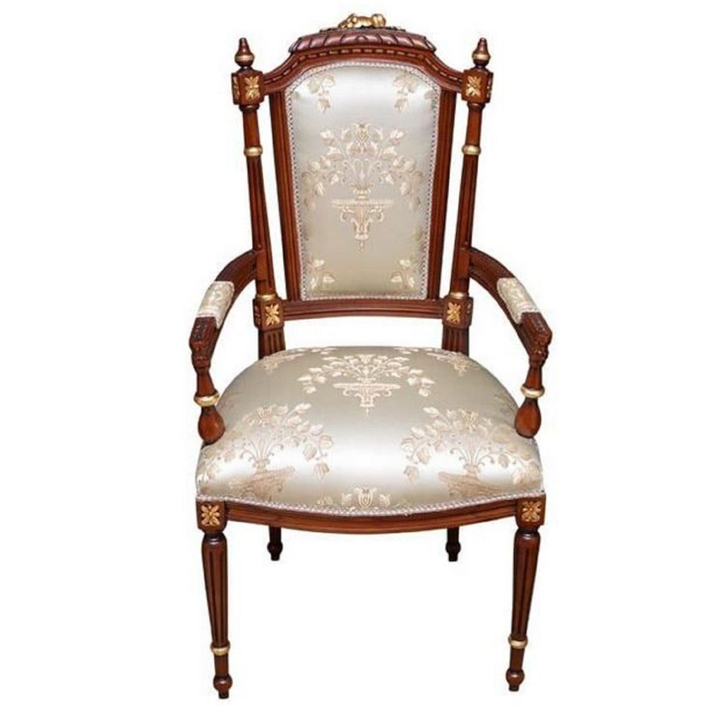 Esszimmer Stühle im Barock Stil von Casa Padrino mit Armlehnen