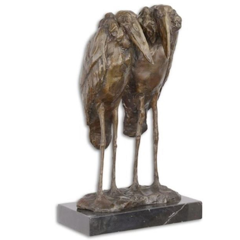 Bronze Skulptur Störche von Casa Padrino - Vogelpaar