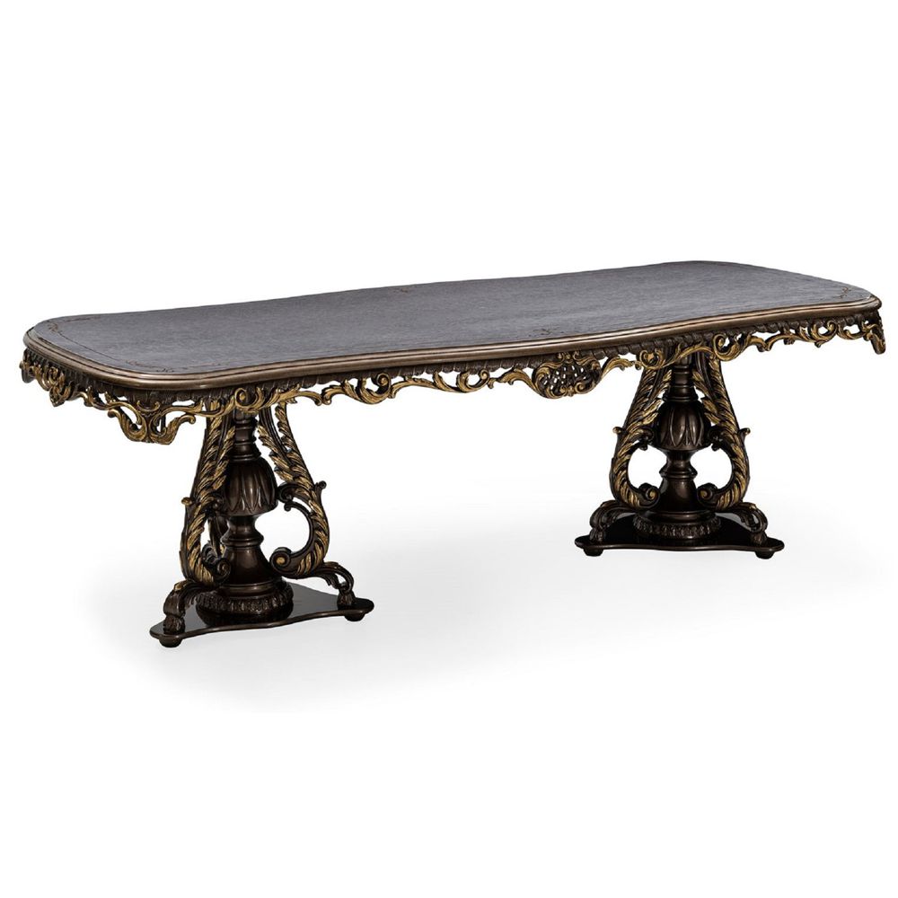 Luxus Barock Esszimmer Tisch aus Italien von Casa Padrino - Hochwertige Qualität