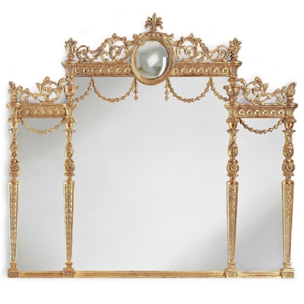 Barock und Luxus Spiegel von Casa Padrino - Wandspiegel, Standspiegel,  Rundspiegel, Garderobenspiegel, Barockspiegel, Antikspiegel, Luxusspiegel