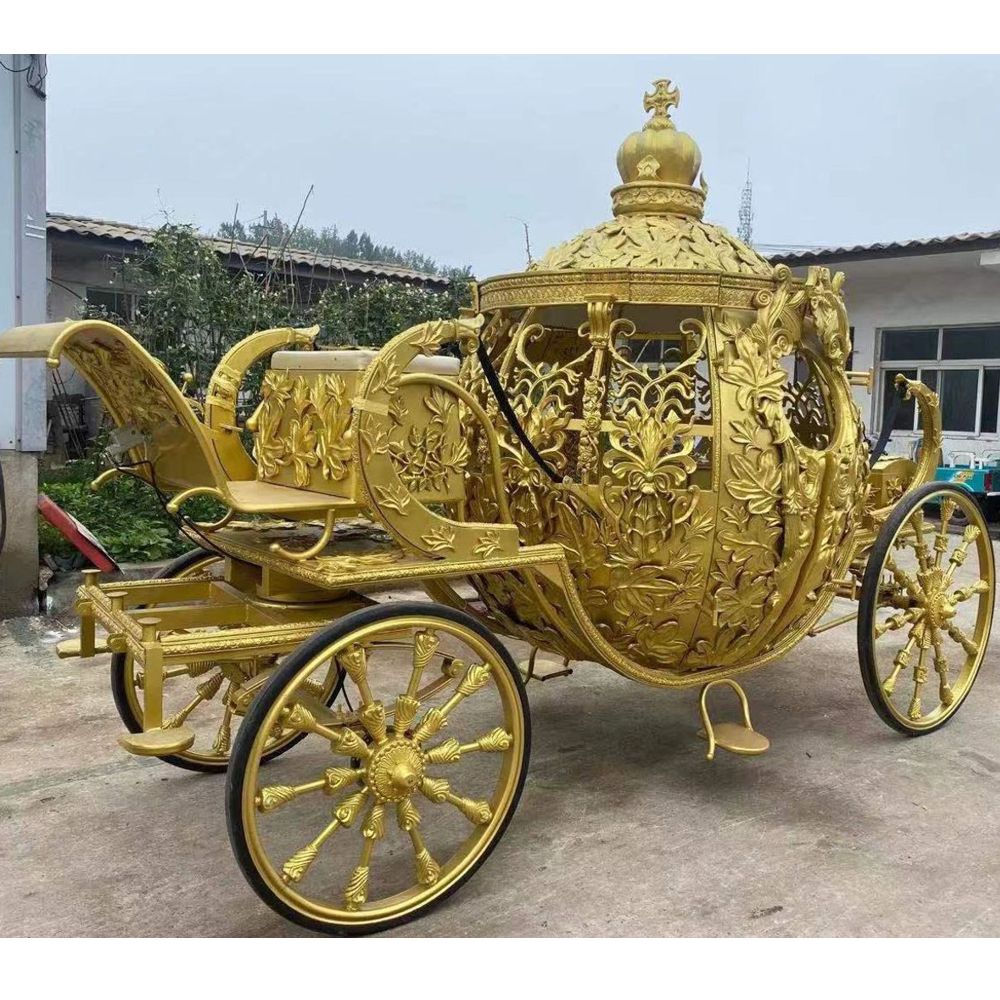 Carriage King Gold Baroque Baroque Carriage Historical Horse Carriage Museum