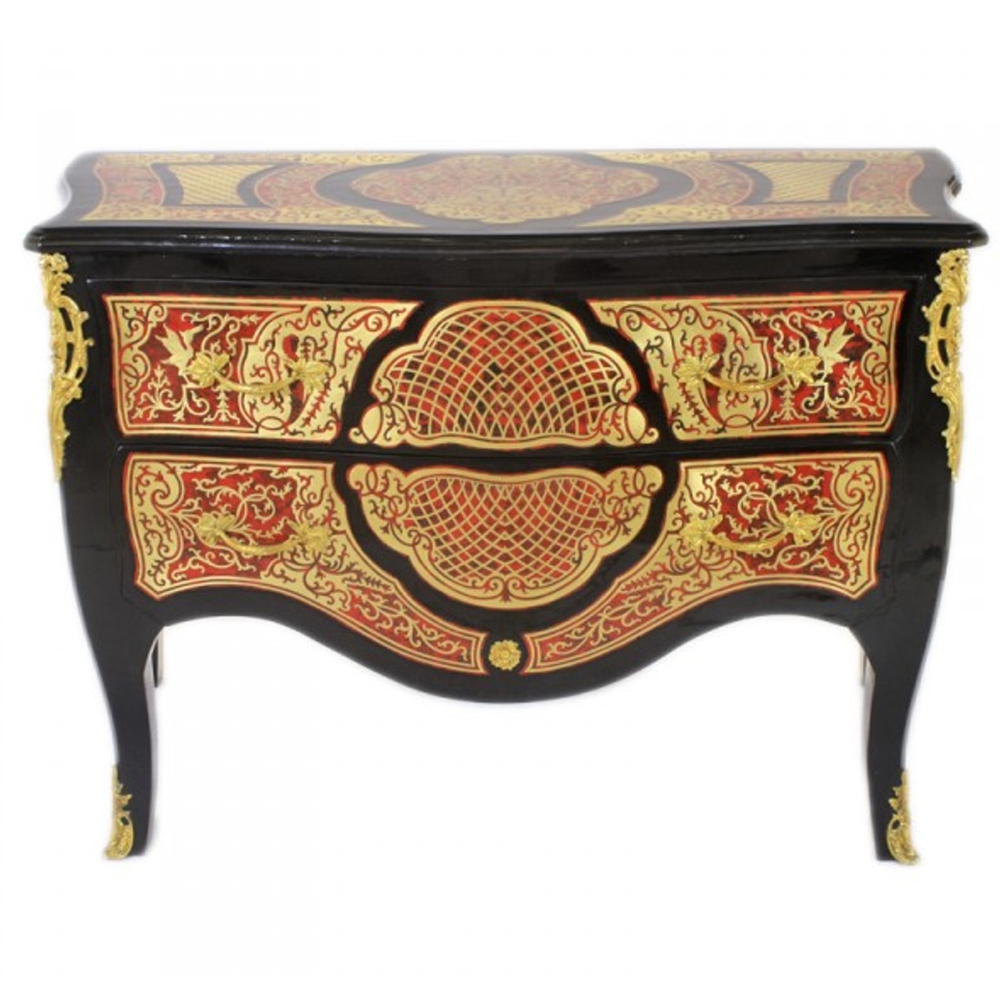 Baroque chest of drawers gold luxury furniture by Casa Padrino from Italy