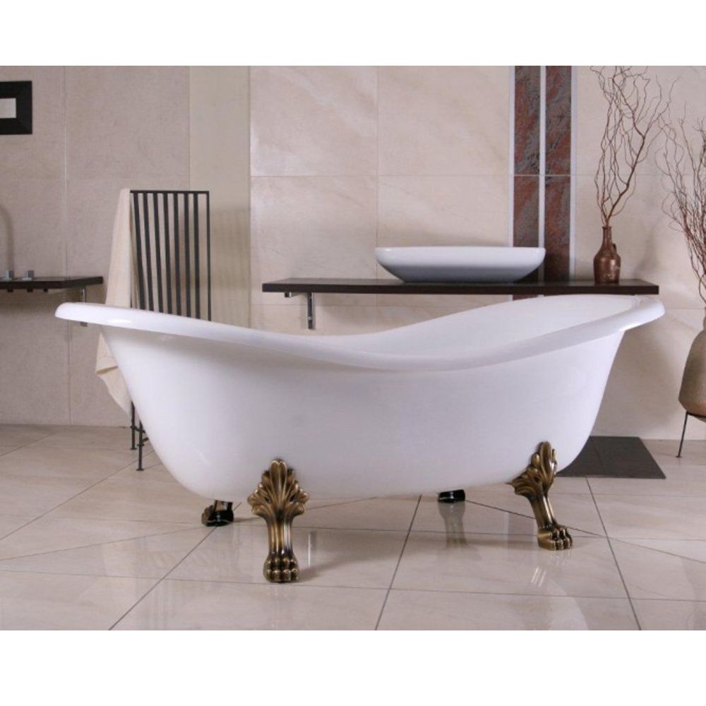 Freestanding baroque bathtub - Art Nouveau bathtub by Casa Padrino 