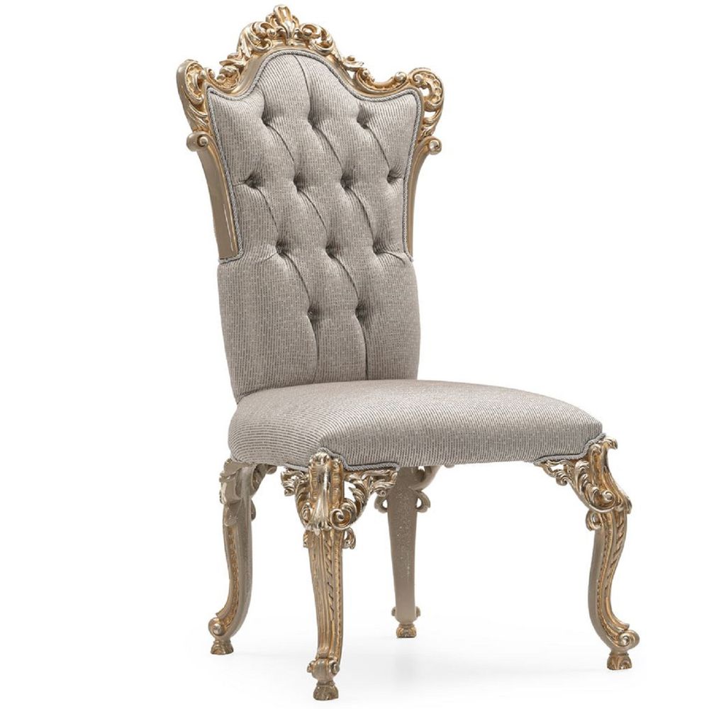 Luxury baroque dining chair in French Versailles style by Casa Padrino