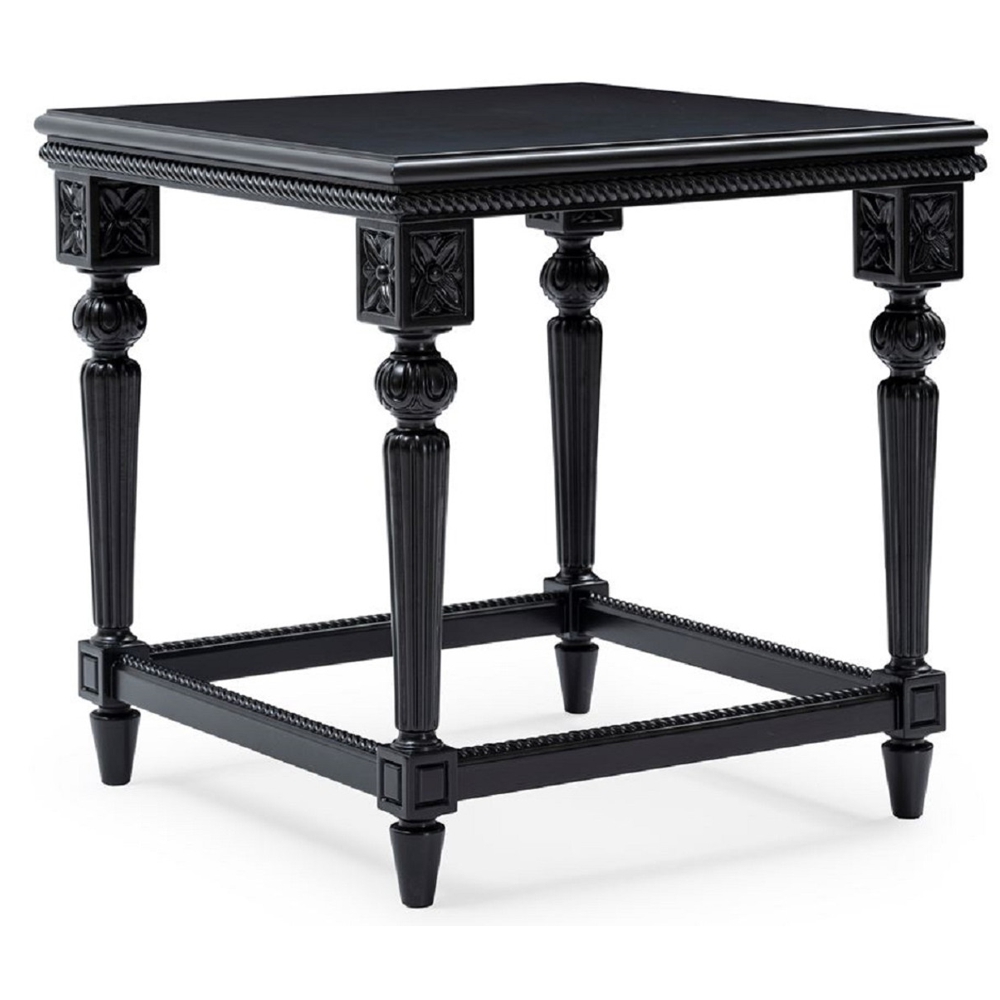 Baroque side table square antique design by Casa Padrino