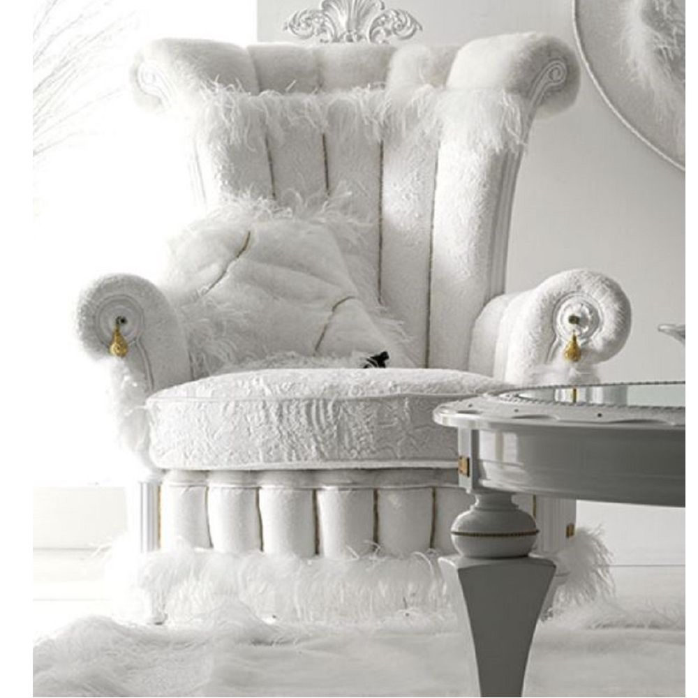 Magnífico sillón barroco de lujo de Casa Padrino desde Italia
