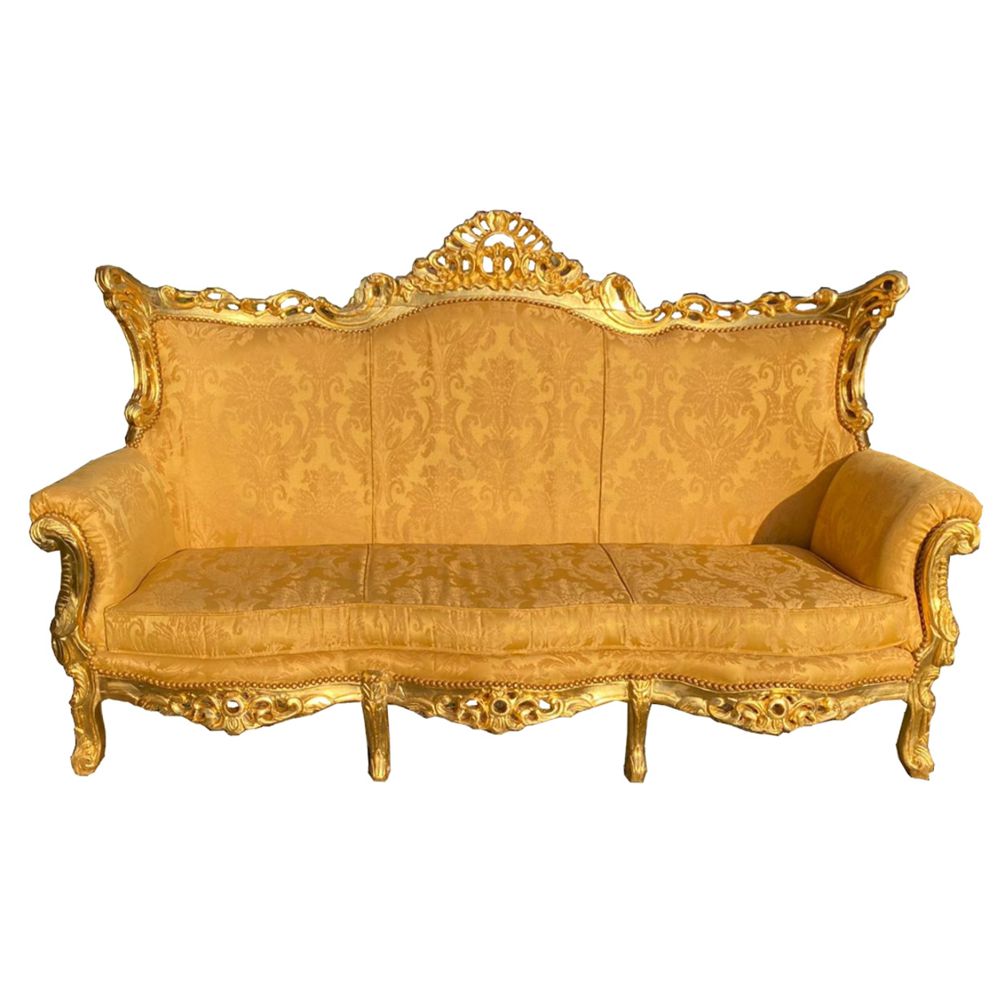 Divano in stile barocco con motivo dorato, mobili antichi di Casa Padrino