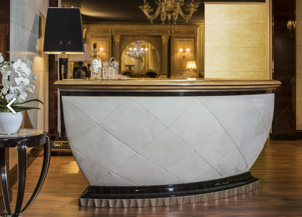 An elegant, finely crafted luxury bar for upscale restaurants and hotel restaurateurs from Casa Padrino