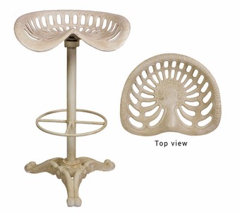 4251287776140 - Luxus Barhocker - Gusseisen - HÃ¶he 787 cm - Industrial Design