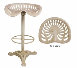 4251287776140 - Luxus Barhocker - Gusseisen - HÃ¶he 787 cm - Industrial Design