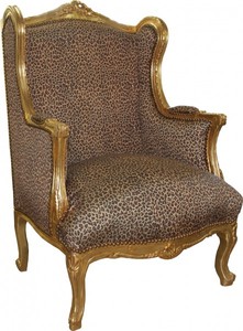 4251287777062 - Barock Lounge Thron Ohrensessel Leopard Gold Mod2 - Antik Stil Wohnzimmer Tron Stuhl 4251287777062 - Barock Lounge Thron Ohrensessel Leopard Gold Mod2 - Antik Stil Wohnzimmer Tron Stuhl