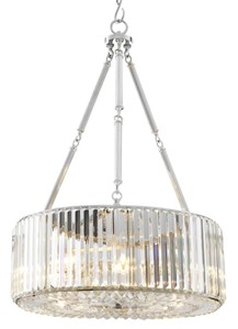 4251287778106 - Luxus Kronleuchter Silber 53 x H 775 cm - Luxus Hotel Kollektion