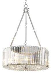 4251287778106 - Luxus Kronleuchter Silber 53 x H 775 cm - Luxus Hotel Kollektion