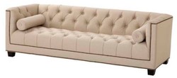 4251287778182 - Designer Sofa Sandfarbig 230 x 85 x H 72 cm - Luxus Hotel Kollektion