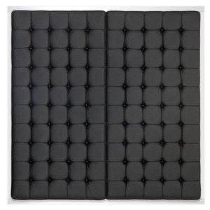 4251287778267 - Luxus Hotel Bett-Kopfteil Schwarz 180 x H 180 cm - Designer SchlafzimmermÃ¶bel