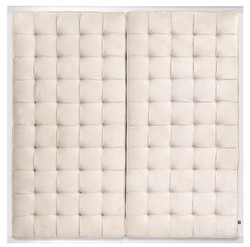 4251287778274 - Luxus Hotel Bett-Kopfteil Naturfarbig 180 x H 180 cm - Limited Edition