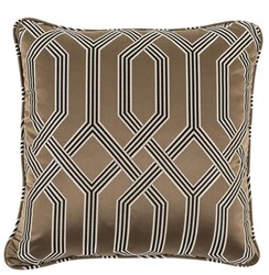 4251287778441 - Deko Kissen   Zierkissen Braun 50 x 50 cm - Luxus Wohnzimmer Accessoires