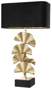 4251287779042 - Luxus Messing Tischleuchte mit Granitsockel - Designer Kollektion