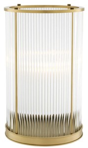 4251287779097 - Kerzenleuchter Antik Messing 23 x H 375 cm - Luxus Wohnzimmer Accessoires