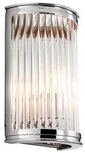 4251287779639 - Luxus Wandleuchte Silber 21 x 11 x H 315 cm - Designer Hotel Restaurant MÃ¶bel