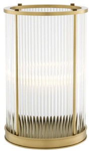 4251287779905 - Luxus Kerzenleuchter Antik Messing 20 x H 32 cm - Hotel Restaurant Accessoires