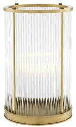 4251287779905 - Luxus Kerzenleuchter Antik Messing 20 x H 32 cm - Hotel Restaurant Accessoires