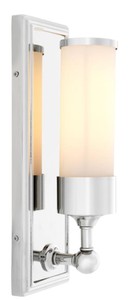 4251287779974 - Luxus Hotel   Restaurant Wandleuchte Silber - Wohnzimmer Wandlampe