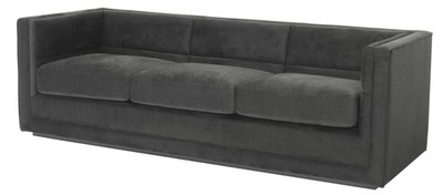 4251287780208 - Luxus 3er Sofa Anthrazitgrau 231 x 86 x H 735 cm - Luxus Wohnzimmer Sofa