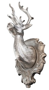 4251287780376 - Designer Geweih Aluminium - Alu Dekoration Wandgeweih Wandfigur Wanddekoration