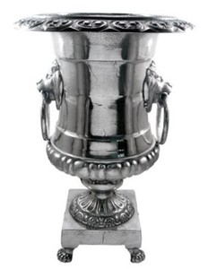 4251287780550 - Luxus Urne mit 2 Griffen 47 x H 69 cm - Wohnzimmer Deko