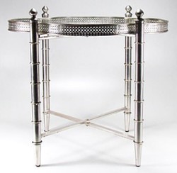 4251287780604 - Beistelltisch Silber 60 x 60 x H 60 cm - Luxus Kollektion