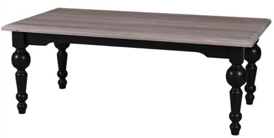 4251287780826 - Landhausstil Couchtisch mit Eichenholz Tischplatte 120 x 65 x H 45 cm - Luxus QualitÃ¤t