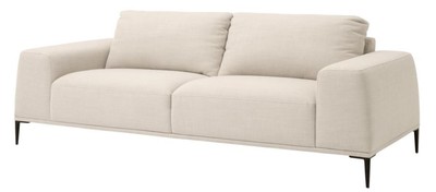 4251287780918 - Luxus Sofa Naturfarbig 223 x 93 x H 80 cm - Luxus Wonzimmer MÃ¶bel