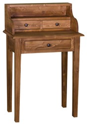 4251287780994 - Landhausstil Schreibtisch mit 3 Schubladen 65 x 40 x H 102 cm - WohnzimmermÃ¶bel